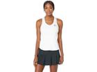 Nike Nike Court Team Pure Tennis Tank Top (white/black) Women's Sleeveless