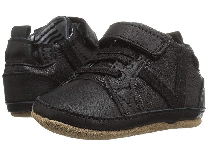 Robeez Asher Athletic First Kicks (infant/toddler) (black) Boy's Shoes
