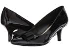 Anne Klein Fia (black/black Patent) Women's Shoes