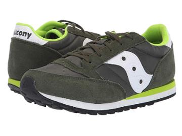 Saucony Kids Originals Jazz Original (little Kid/big Kid) (green/white) Boys Shoes