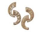 Robert Lee Morris Gold Curved Linear Earrings (soft Gold) Earring