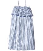 Polo Ralph Lauren Kids Gauze Print Max Dress (big Kids) (blue Paisley) Girl's Dress