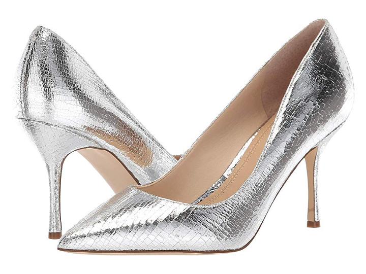 Marc Fisher Ltd Carter (silver Leather) Women's Shoes