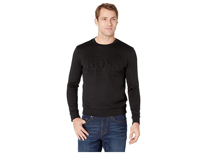 Boss Hugo Boss Salbo 10134333 01 (black) Men's Long Sleeve Pullover