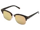 Le Specs Recognition (apricot Tort/brass Revo Mirror) Fashion Sunglasses