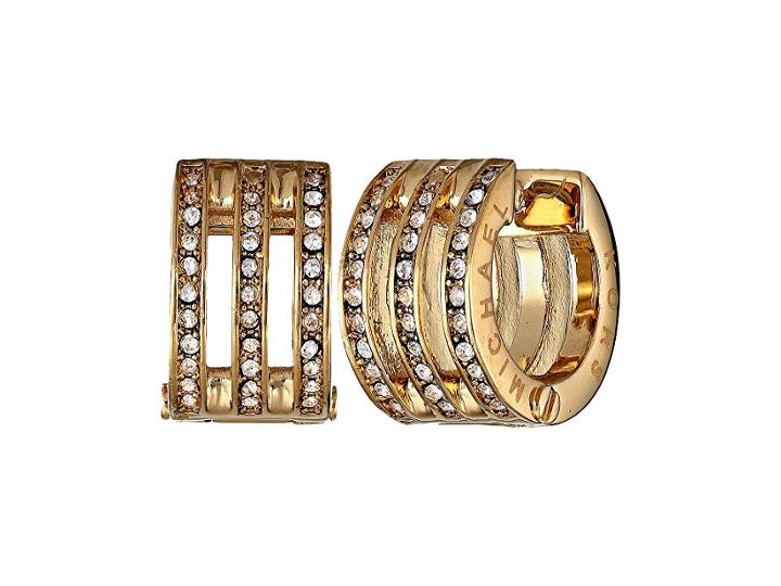 Michael Kors Pave Huggie Earring (gold) Earring