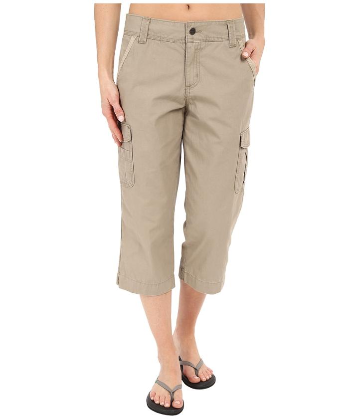 Carhartt Relaxed Fit El Paso Cropped Pants (field Khaki) Women's Casual Pants