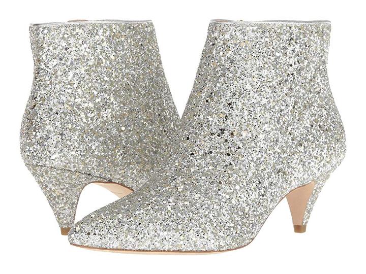 Kate Spade New York Stan Boot (silver Glitter) Women's Shoes