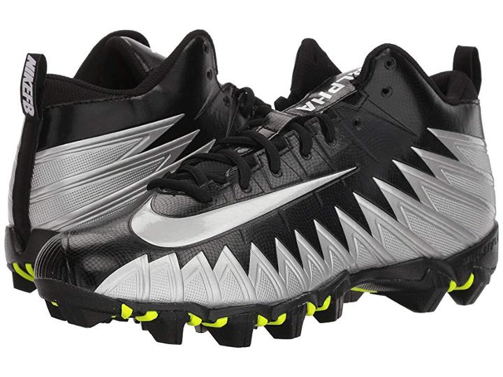 Nike Alpha Menace Shark (black/metallic Silver/white) Men's Shoes