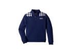 Vineyard Vines Kids Lookout Gingham Classic Shp Shirt (toddler/little Kids/big Kids) (deep Bay) Girl's Sweatshirt