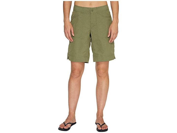 The North Face Horizon 2.0 Roll-up Shorts (deep Lichen Green Heather (prior Season)) Women's Shorts