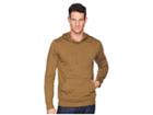 Lacoste Long Sleeve Hoodie Jersey T-shirt W/ Central Pocket (soldier) Men's Sweatshirt