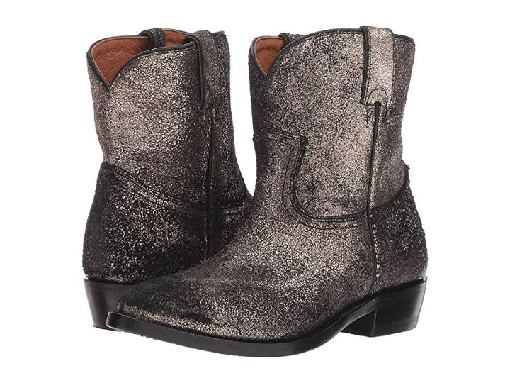 Frye Billy Short (gold Brushed Metallic) Cowboy Boots