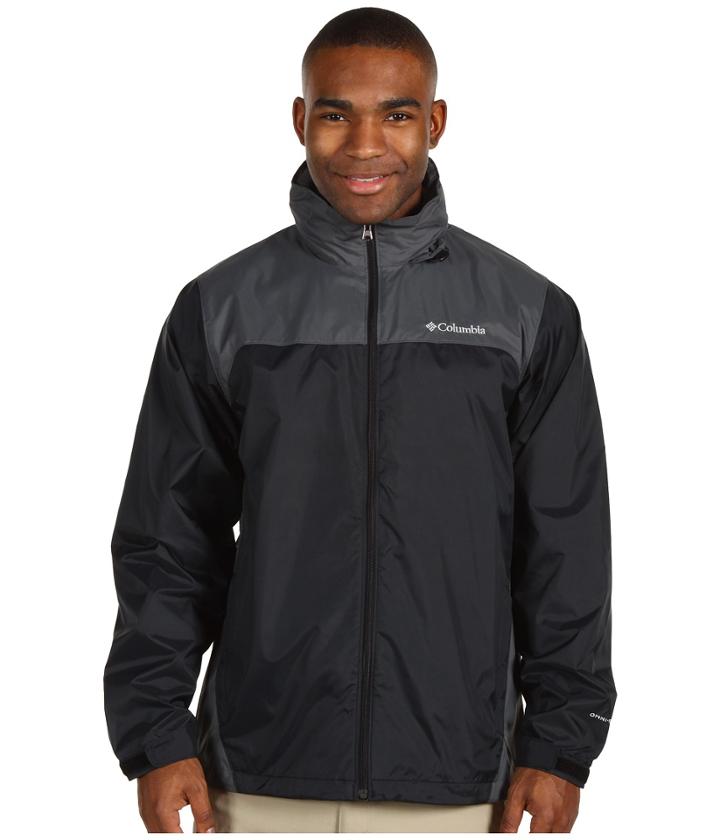 Columbia Glennaker Laketm Rain Jacket (black/grill 2) Men's Coat