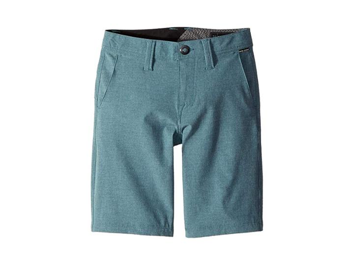 Volcom Kids Frickin Snt Static Shorts (big Kids) (pine) Boy's Shorts
