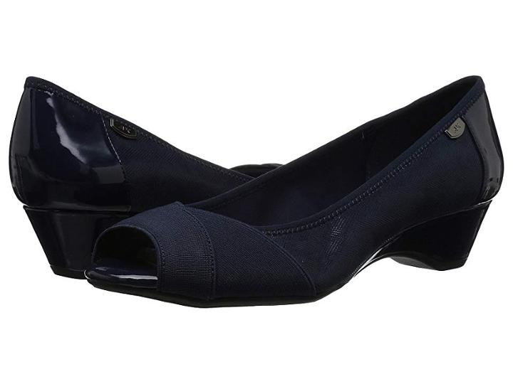 Anne Klein Memory (navy Multi/light Fabric) Women's Shoes