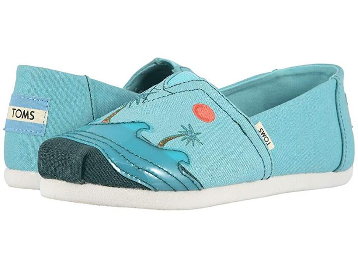 Toms Kids Alpargata (little Kid/big Kid) (turquoise Sunrise/translucent) Girl's Shoes