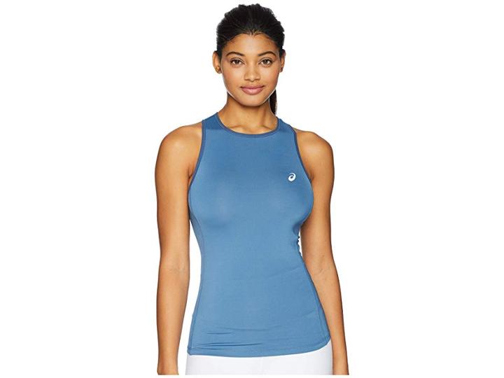 Asics Court Tank Top (azure) Women's Sleeveless