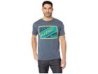 Marmot Mountain Tab Short Sleeve T-shirt (navy Heather) Men's T Shirt