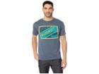 Marmot Mountain Tab Short Sleeve T-shirt (navy Heather) Men's T Shirt