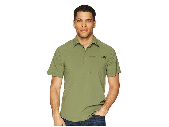 Outdoor Research Astroman Short Sleeve Sun Polo (moss) Men's Short Sleeve Pullover