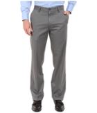 Dockers Signature Khaki D2 Straight Fit Flat Front (burma Grey Stretch) Men's Casual Pants