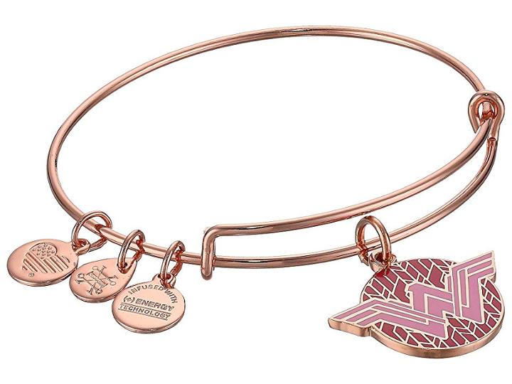 Alex And Ani Wonder Woman, Color Infusion Bangle Bracelet (shiny Rose) Bracelet