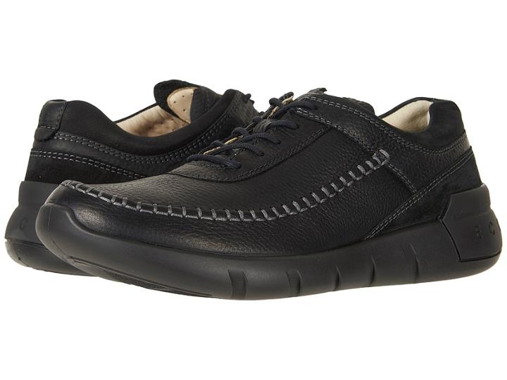 Ecco Cross X Classic Tie (black/black) Men's  Shoes