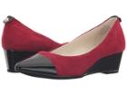 Anne Klein Valicity (red/black Suede) Women's Shoes