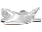 Sigerson Morrison Sham (silver Buttery Leather) Women's Shoes