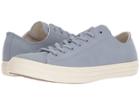 Converse Chuck Taylor All Star Nubuck Ox (glacier Grey/egret/egret) Athletic Shoes