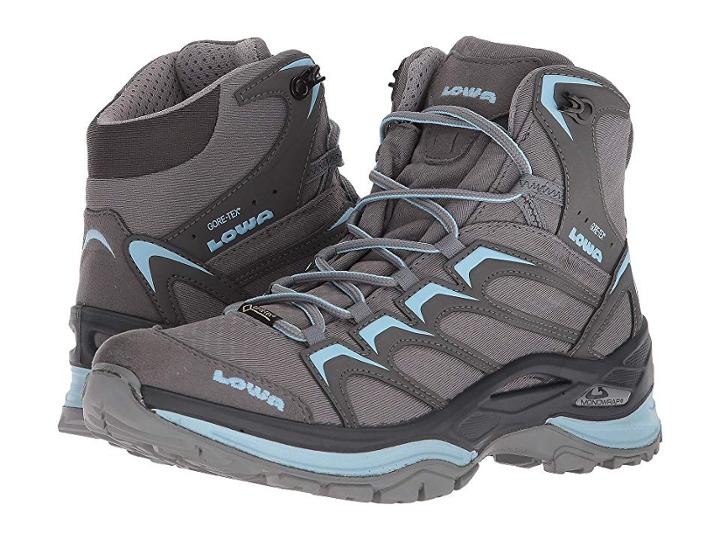 Lowa Innox Gtx(r) Mid (grey/light Blue) Women's Shoes