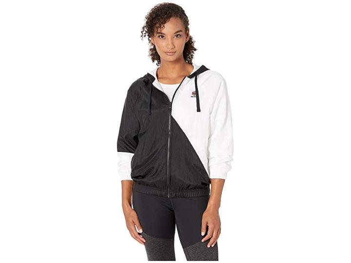 Reebok Activchill Windbreaker (black/white) Women's Clothing