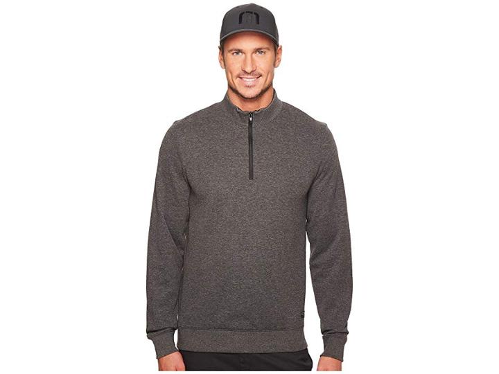 Travismathew Hitchens Jacket (heather Grey Pinstripe) Men's Coat