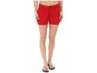 Fjallraven Abisko Stretch Shorts (red) Women's Shorts