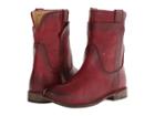 Frye Paige Short Riding (burgundy Antique Pull Up) Women's Pull-on Boots
