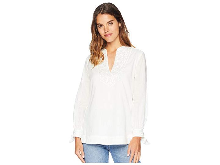 Trina Turk Tiburon Top (whitewash) Women's Blouse
