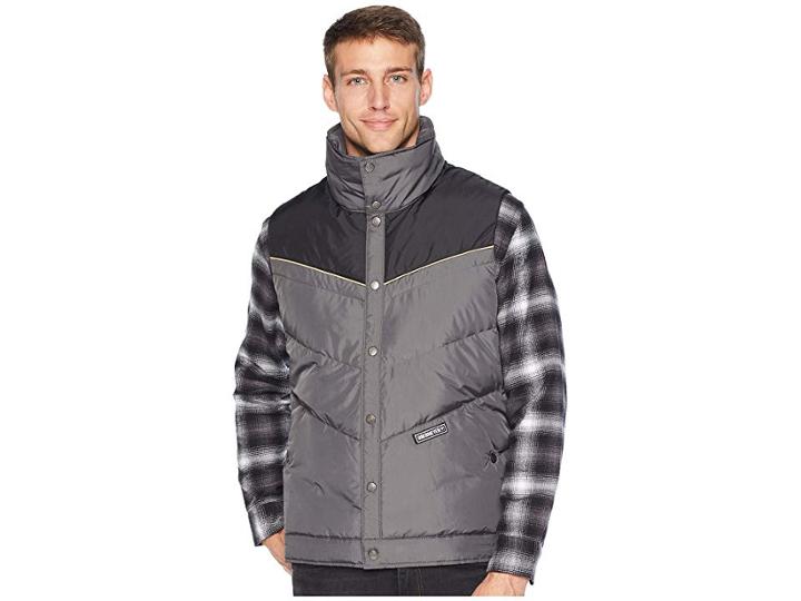 Obermeyer Carson Down Vest (grey Matter) Men's Vest