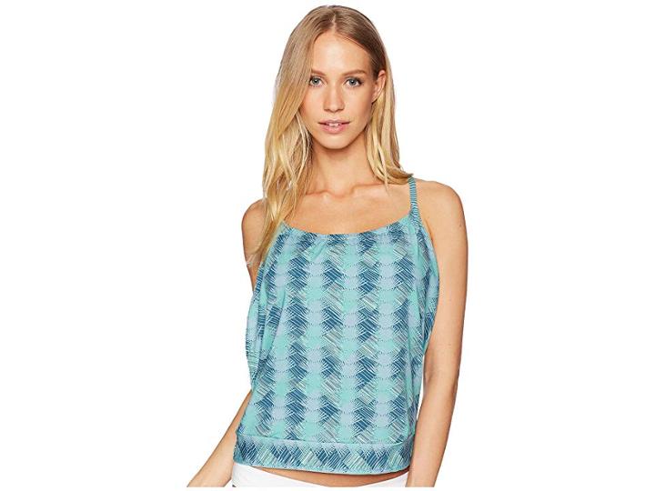 Carve Designs Sophia Tankini (agave/julep Stripe) Women's Swimwear