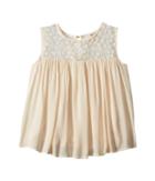 People's Project La Kids Breanna Woven Top (big Kids) (ivory) Girl's Clothing