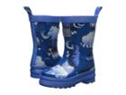 Hatley Kids Woolly Mammoth Rain Boots (toddler/little Kid) (blue) Boys Shoes