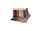 Sperry 6-pack Low Show Tube (chestnut Assorted) Women's No Show Socks Shoes
