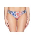 Roxy Bohemian Vibes 70's Bottoms (marshmallow/swim Vertical Flow) Women's Swimwear