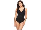 Jets Swimwear Australia Aspire Dd-e Plunged Cut Out One-piece (black) Women's Swimsuits One Piece