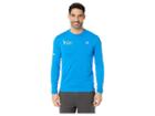 New Balance Nycm Nb Ice 2.0 Long Sleeve Top (laser Blue Heather) Men's Clothing