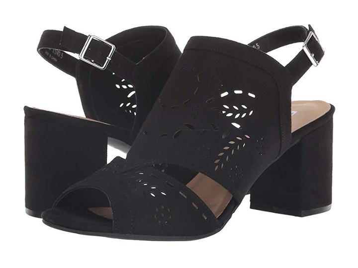 Cl By Laundry Joanne (black Super Suede) Women's 1-2 Inch Heel Shoes
