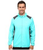 Nike Golf Printed Packable Hooded Jacket (hyper Jade/reflective Silver) Men's Coat