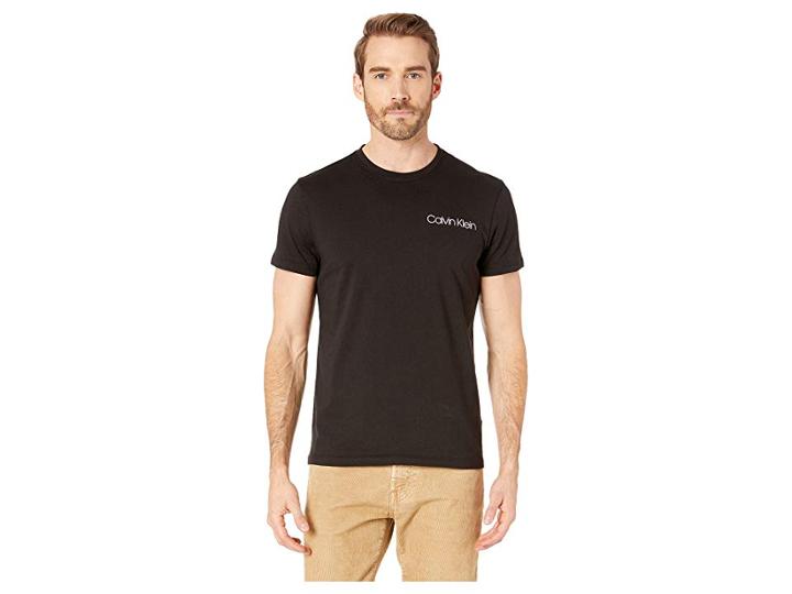 Calvin Klein Ribbon Print Tee (black) Men's T Shirt