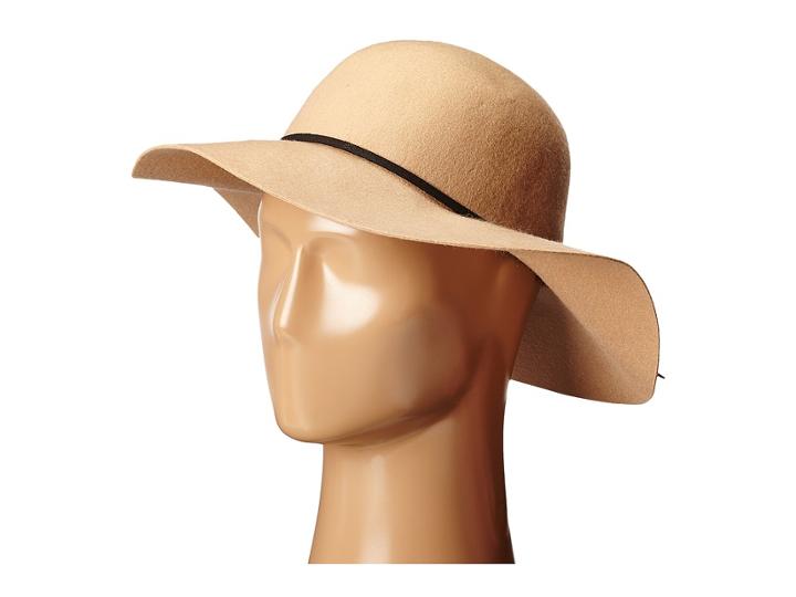 San Diego Hat Company Wfh7950 Floppy With Round Crown And Faux Suede Band (camel) Caps