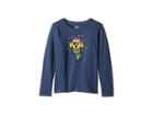 Life Is Good Kids Holiday Dog Crusher Long Sleeve T-shirt (little Kids/big Kids) (darkest Blue) Girl's Long Sleeve Pullover